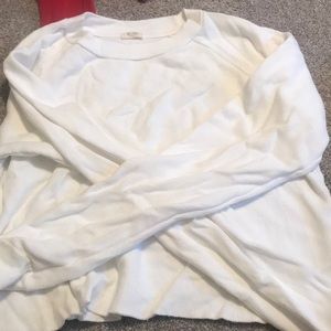 brandy/john galt white thermal long sleeve